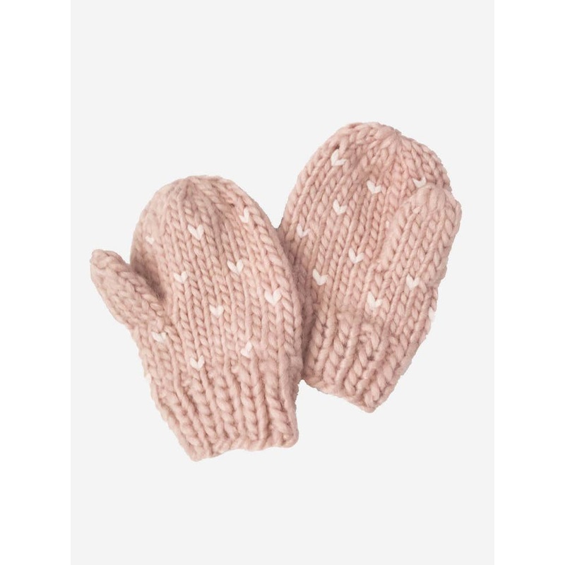 Sawyer Knit Mittens – Blush XS (3-6m)