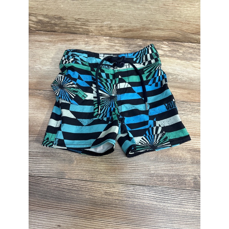 Volcom Striped Board Shorts Blue sz 2T Blue 2T