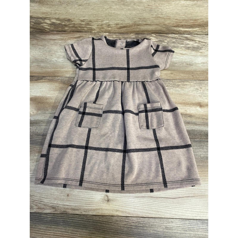 Woodmouse & Thistle Short Sleeve Dress Brown sz 12-24m Brown 12m