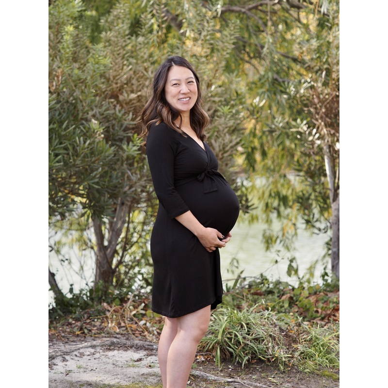 Wrap Dress – Black XS