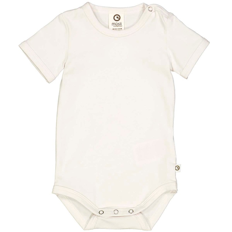 Cozy Me Short Sleeve Bodysuit – Balsam Cream 0-3m