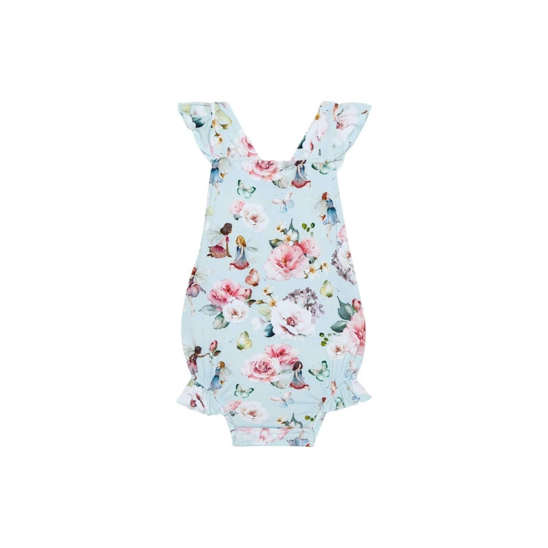 Ruffle Strap Bubble Romper – Melinda 0-3m