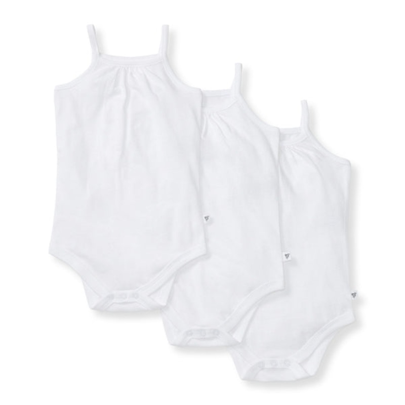 Solid Camisole Bodysuits Set of 3 – Cloud NB