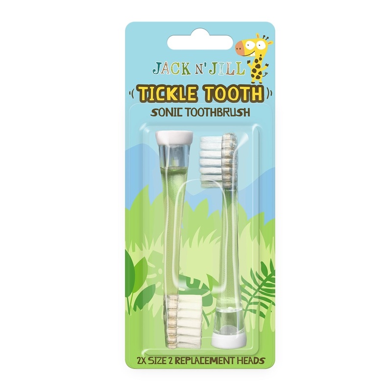 Tickle Tooth Sonic Toothbrush Replacement Heads – 2 pack