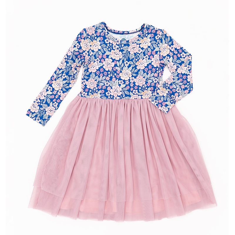 Bamboo + Tulle Dress – Posey 2T