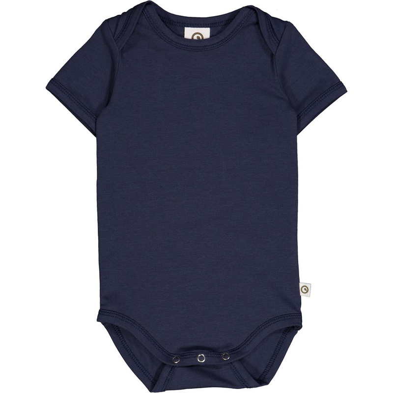 Cozy Me Short Sleeve Bodysuit – Night Blue 0-3m