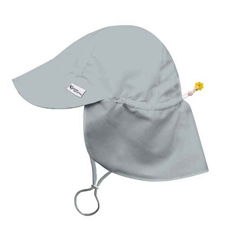 Eco Flap Sun Hat – Various Colors Gray 0-6m