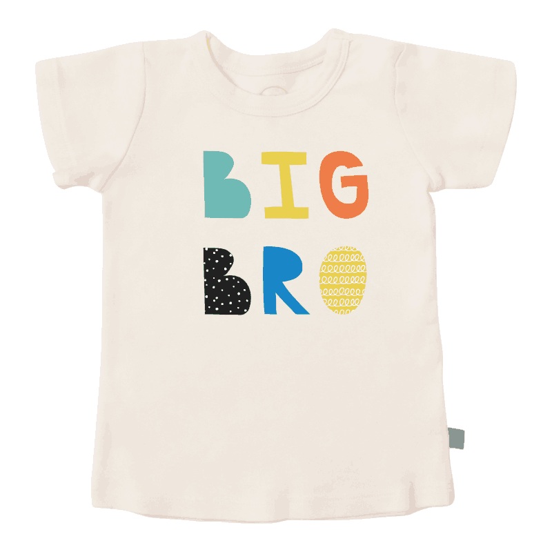 Toddler Graphic Tee – “Big Bro” 12-24m