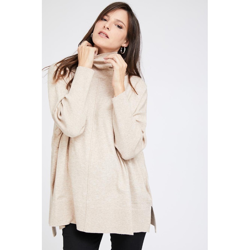 Tory Knit Maternity Sweater – Nude One Size