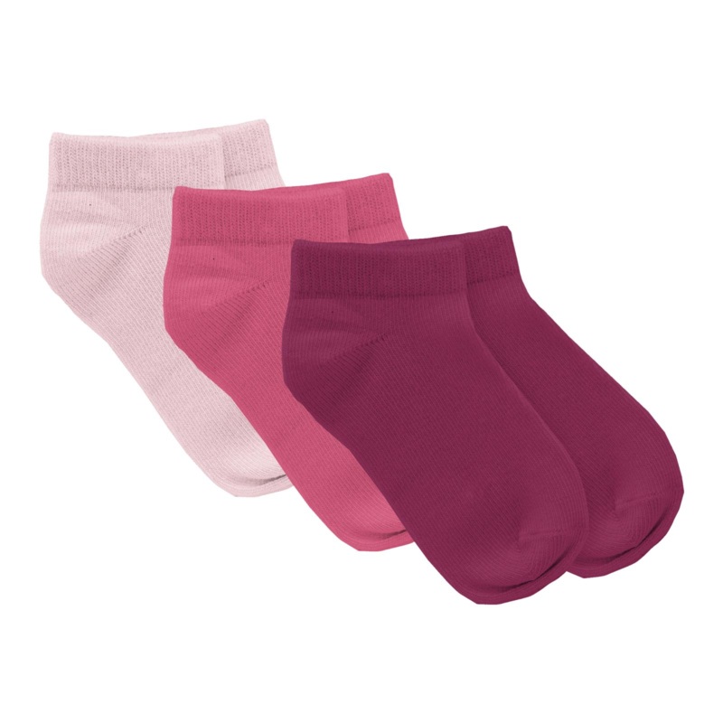 Ankle Sock Set Of 3 (Winter Rose, Berry, and Lotus) 0-6m