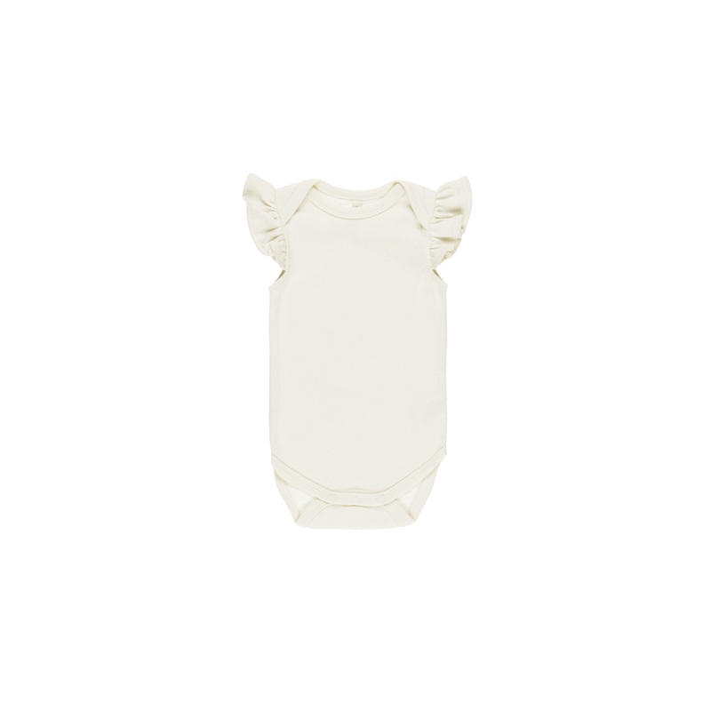 Flutter Sleeve Bodysuit – Ivory NB