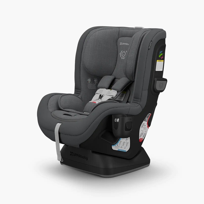 UPPAbaby Rove Convertible Car Seat – Greyson (Charcoal Mlange) (pureTECH Fabric)