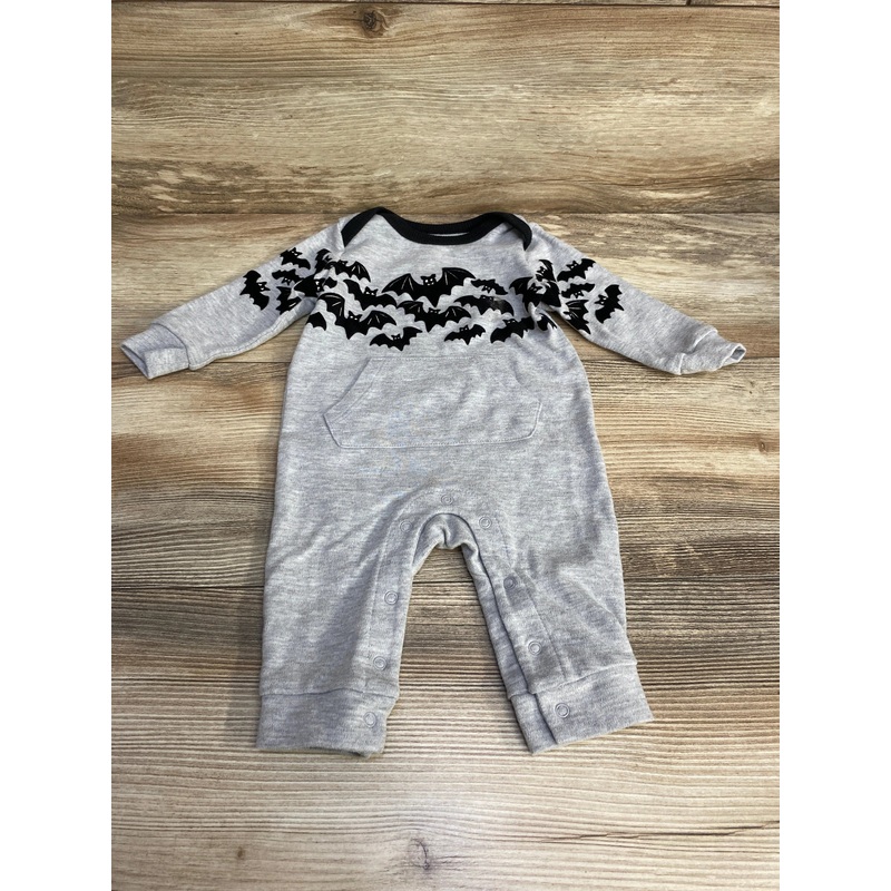 Wonder Nation Bats Coverall Grey sz 3-6m Grey 3m