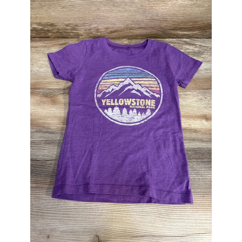 Yellowstone National Park Shirt Purple sz 4-5T Purple 4T