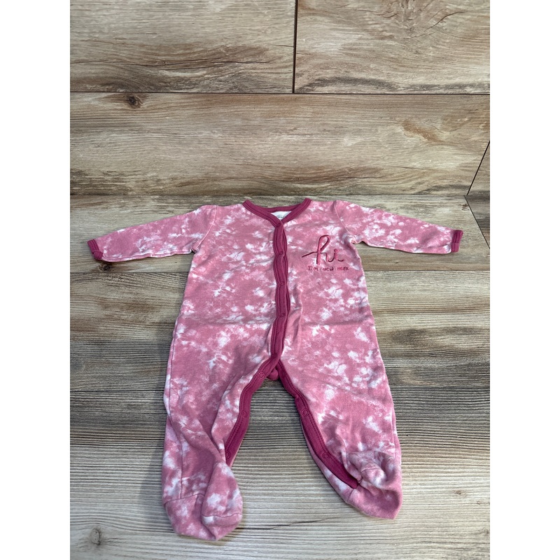 Baby Gear Tie-Dye Hi Im New Here Coverall Pink sz 6-9m Pink 6m