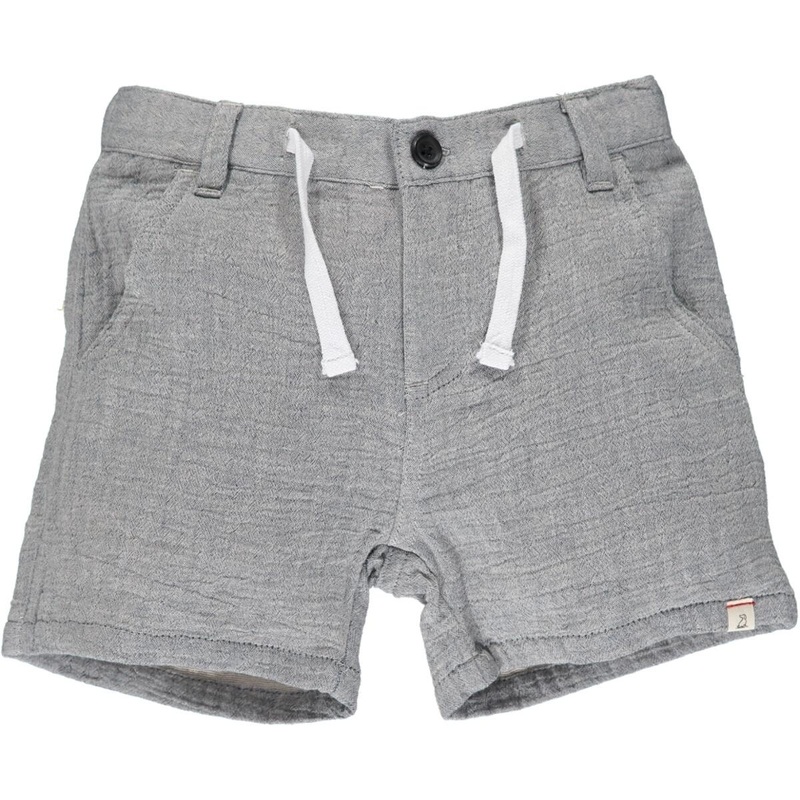 Crew Gauze Shorts – Grey 0-3m