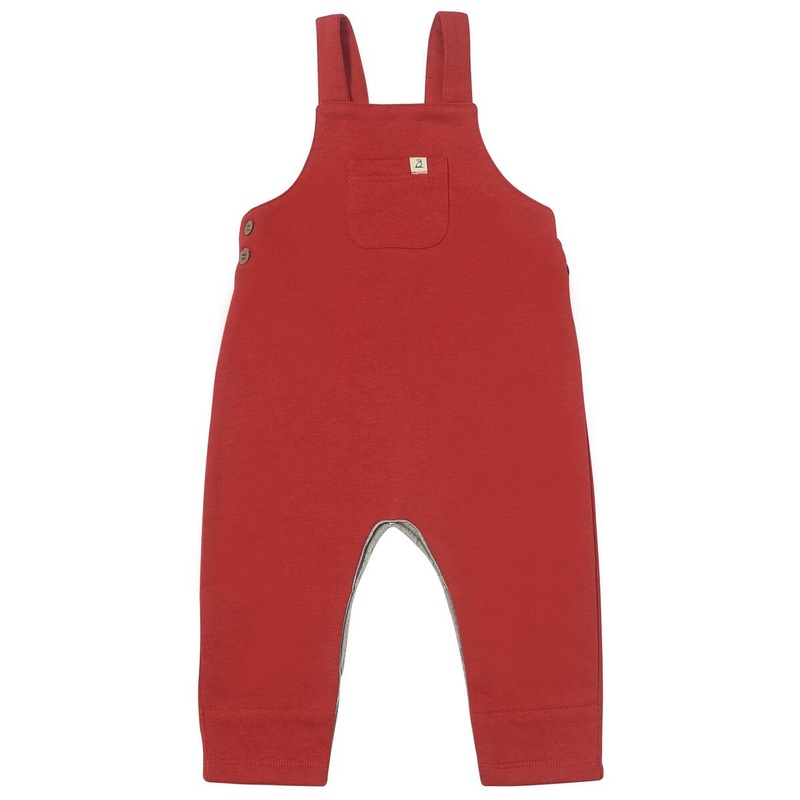 Gleason Overalls – Rust Jersey 0-3m