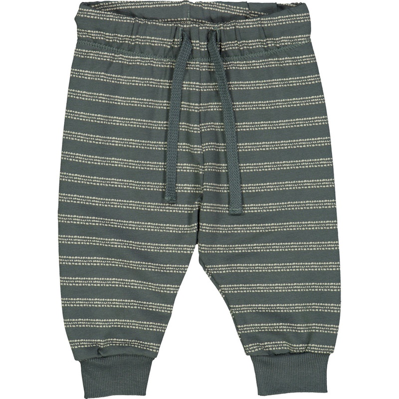 Stripe Baby Sweat Pants – Balance Green 0-3m