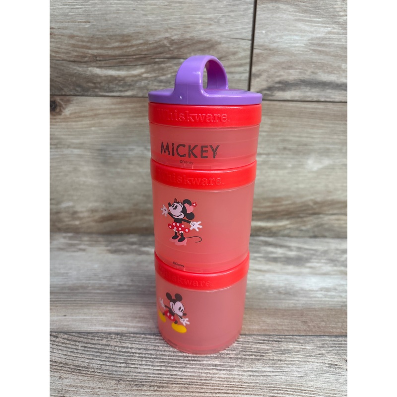 Whiskware Minnie Mouse Stackable Snack Pack Container