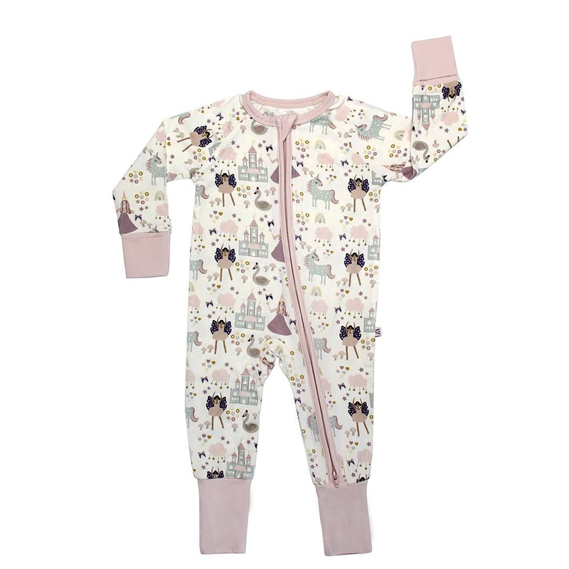 Bamboo Baby Convertible Romper – Once Upon A Time NB