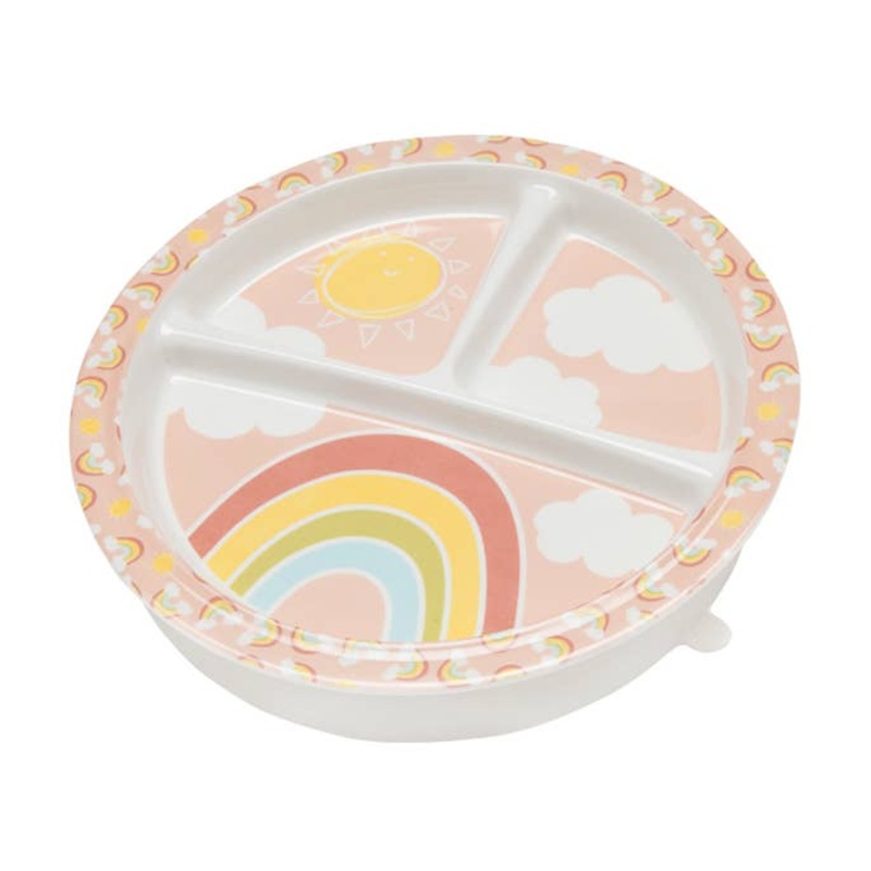 Divided Suction Plate – Rainbows and Sunshine