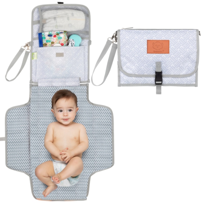 Ezee Diaper Changing Mat – Gray Mod