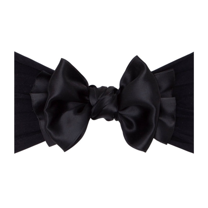 Satin Fab Headband – Black