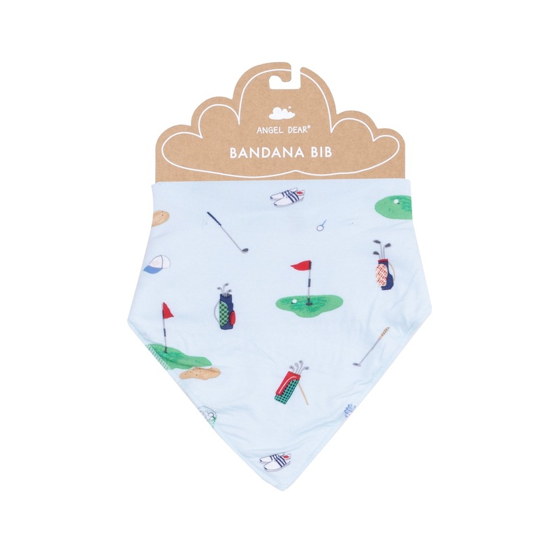 Bamboo Bandana Bib – Golf Things Blue