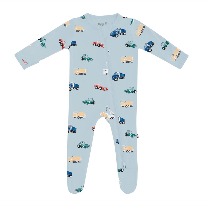 Bamboo Zippered Footie – Construction 0-3m