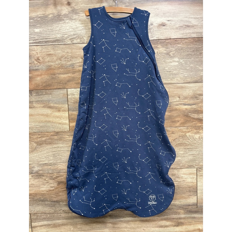 Woolino Classic Baby Sleeping Bag, Merino Wool & Organic Cotton, Night Sky sz 18-36m Navy 18m
