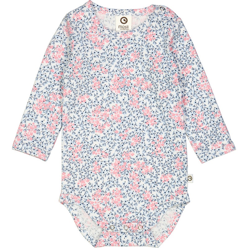 Cozy Me Long Sleeve Printed Bodysuit – Petit Flower 0-3m