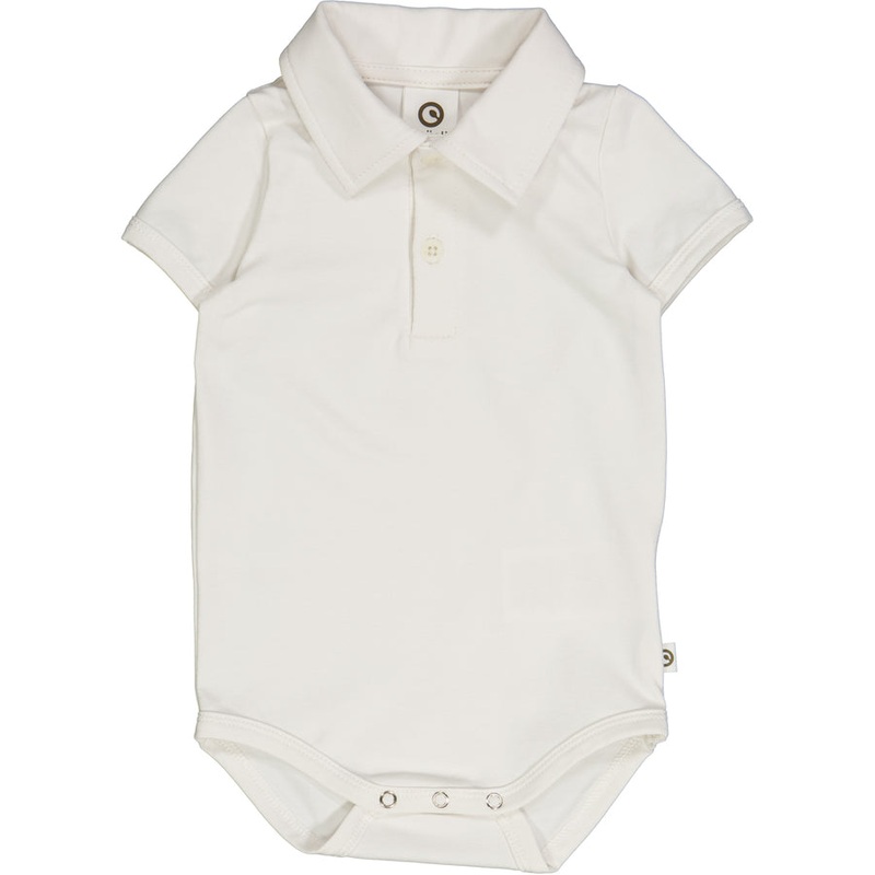 Cozy Me Short Sleeve Collared Bodysuit – Balsam Cream 0-3m