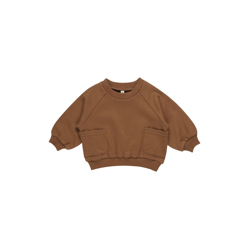 Pocket Sweatshirt – Cinnamon 0-3m