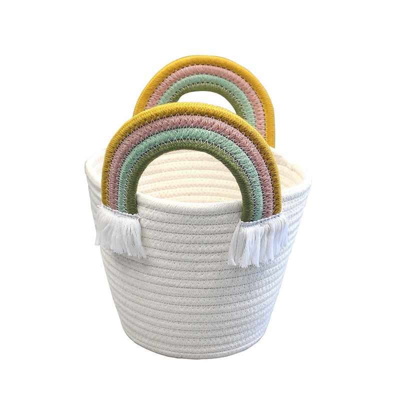 Rope Gift Basket – Rainbow