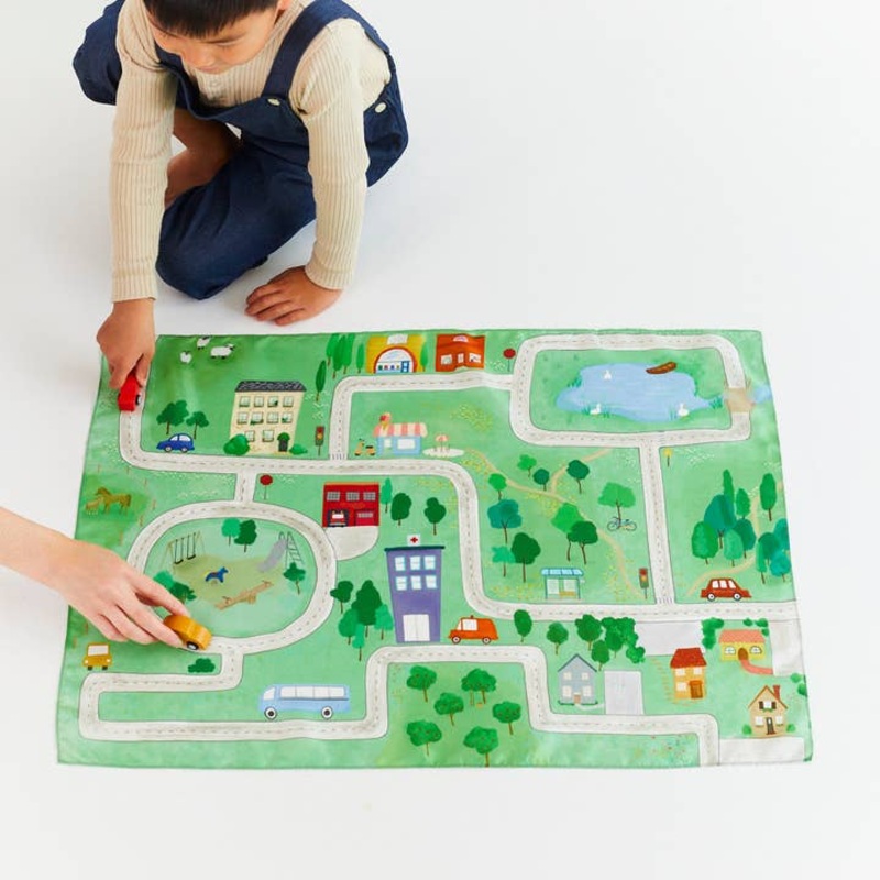 Seek & Find Playsilk 100% Mulberry Silk – Around Town