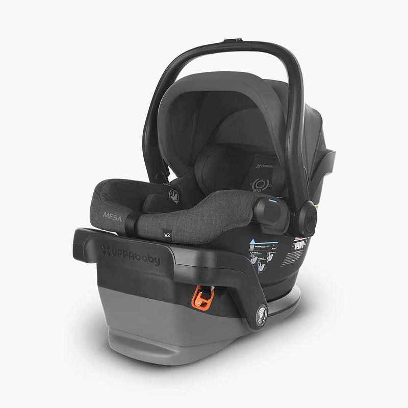 UPPAbaby Mesa V2 Infant Car Seat – Greyson (Charcoal Melange | Merina wool)