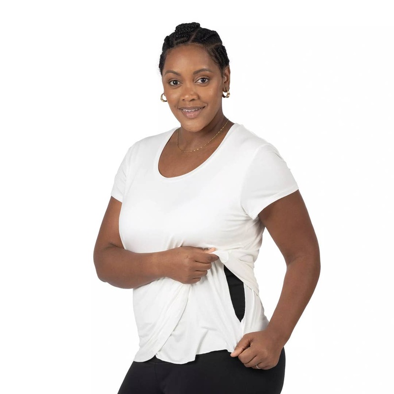 Everyday Nursing & Maternity T-Shirt – White XS
