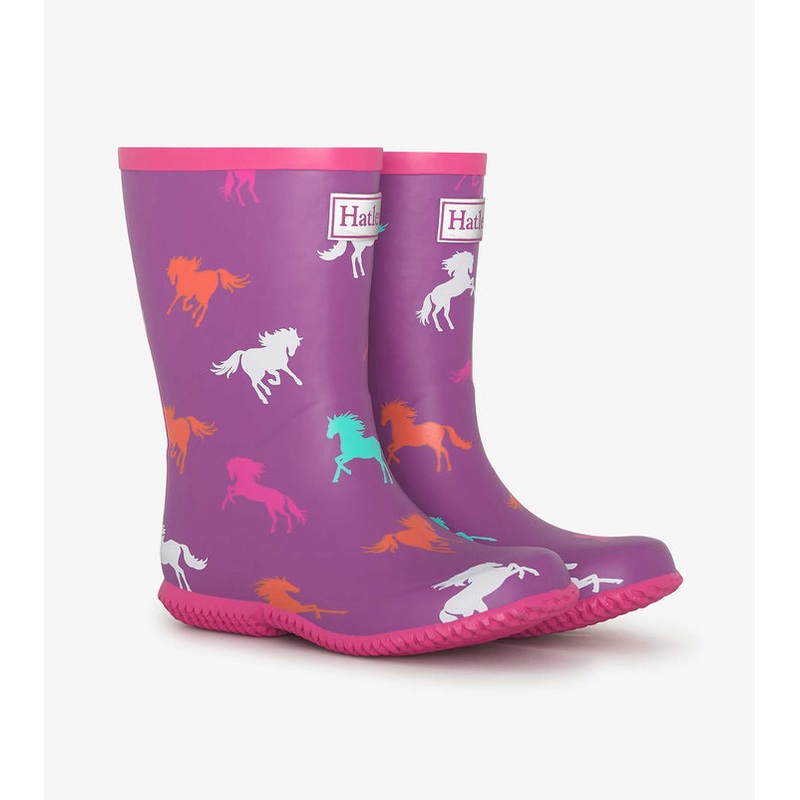 Packable Rain Boot – Leaping Horses 5