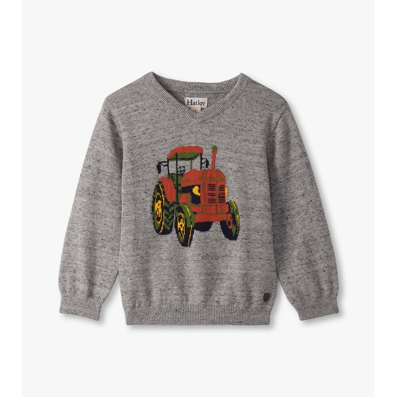 V-Neck Sweater – Tractor 12-18m