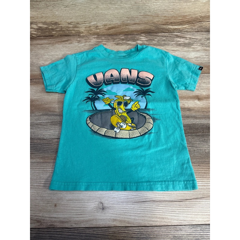 Vans Classic Fit Logo Shirt Green sz 3T 3T Green