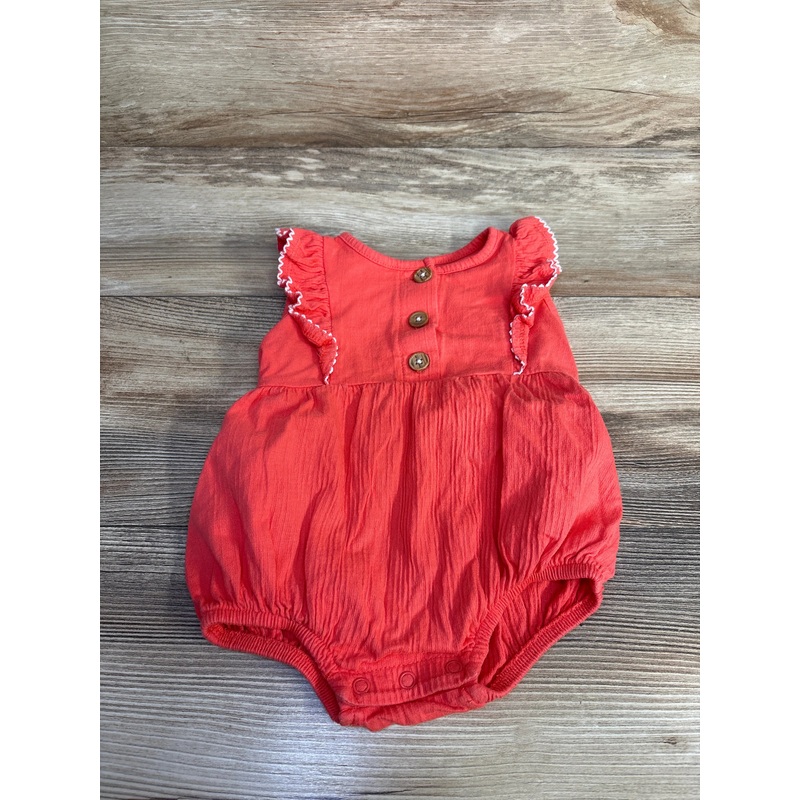 Wonder Nation Bubble Romper Red sz 3-6m Red 3m
