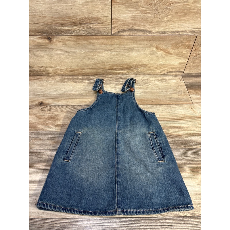 Wonder Nation Denim Overall Dress Blue sz 4T Blue 4T