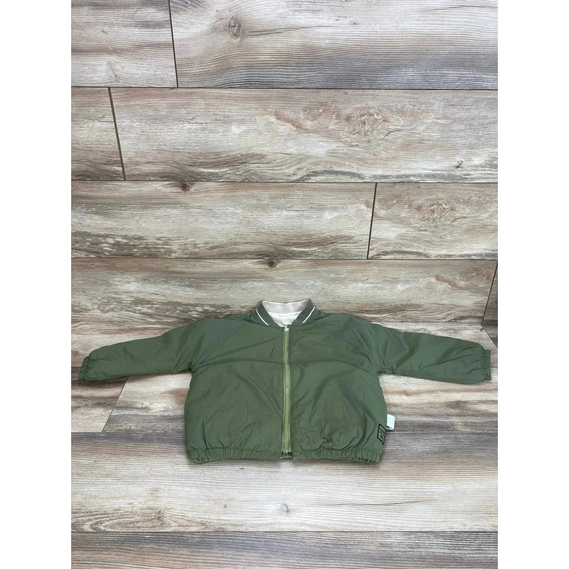 Zara Reversible Jacket Green sz 4-5T