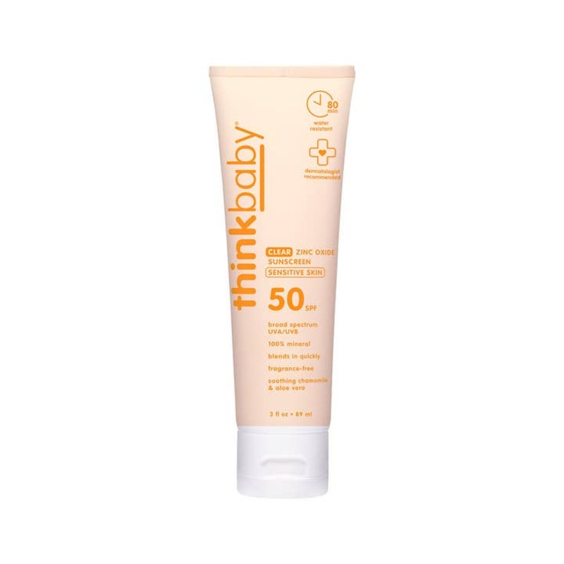 Baby Clear Zinc Sunscreen Sensitive Skin – SPF 50