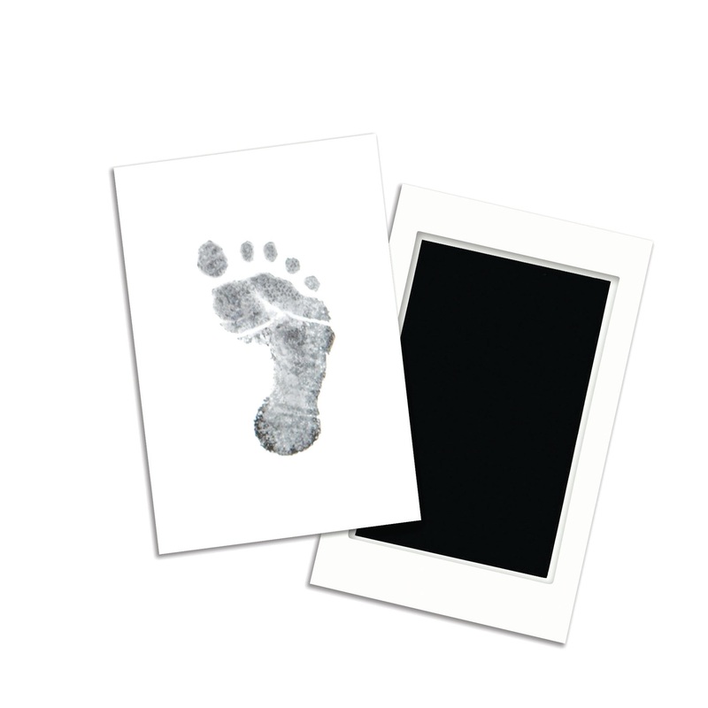 Black Handprint or Footprint Clean-Touch Ink Kit