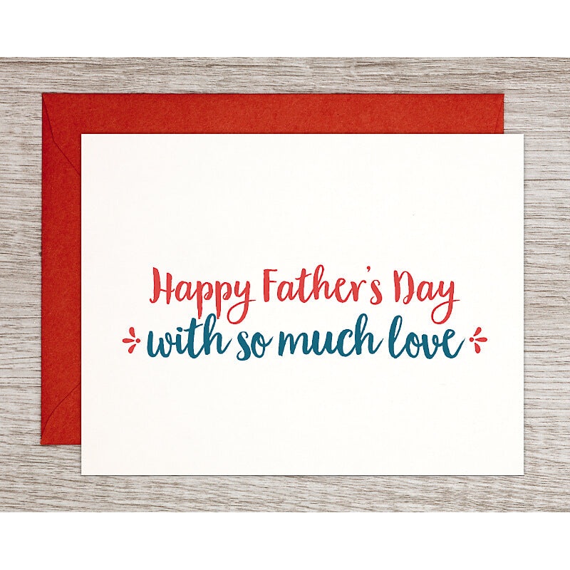 Father’s Day Card – Much Love