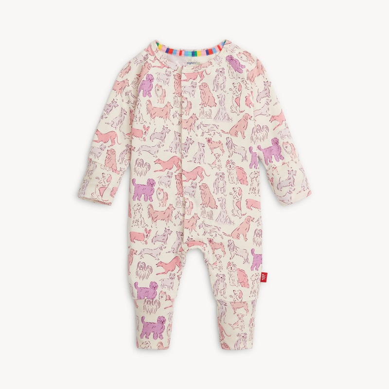 Modal Magnetic Convertible Coverall – Pink it’s a PAW-TY 9-12m
