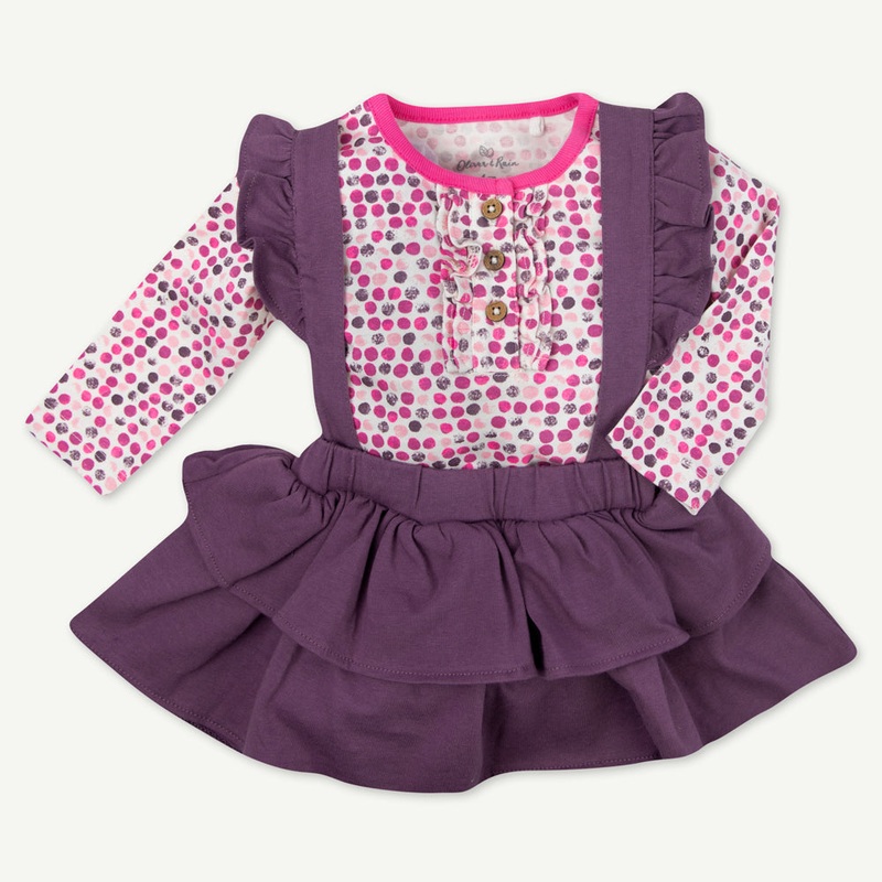 Ruffle Skirt Set – Polka Dot 3m