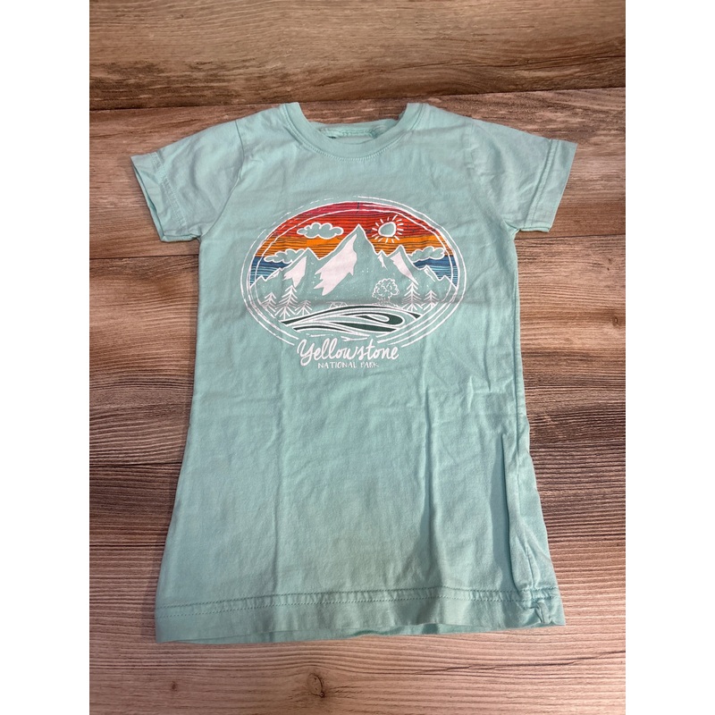 Yellowstone National Park Shirt sz 4-5T Blue 4T