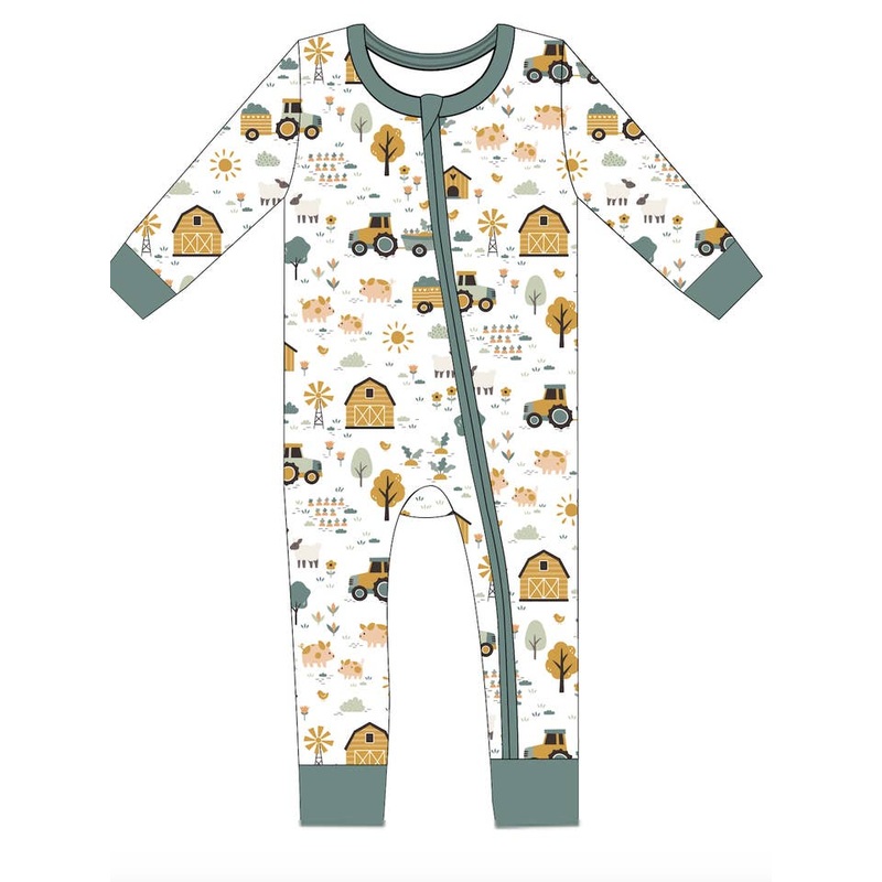 Bamboo Convertible Sleeper – Farm Friends 0-3m